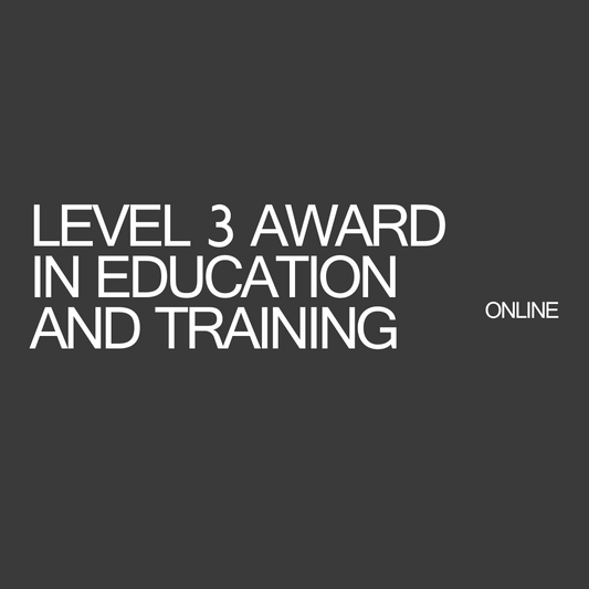 Level 3 Award in Education and Training